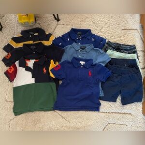 Bundle Polo Ralph Lauren toddler boy shirt short sleeve